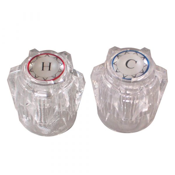 Faucet Handle for Moen in Clear Acrylic