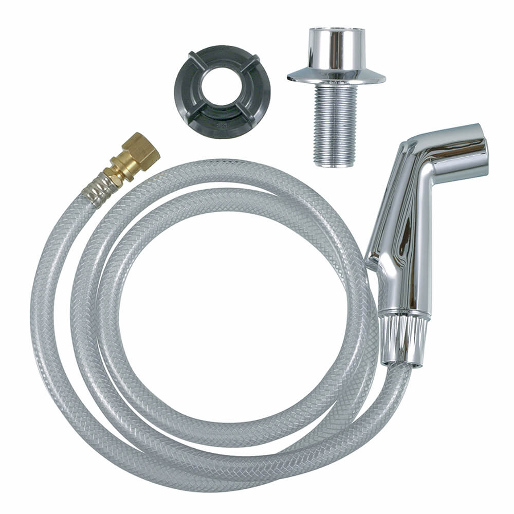 Kitchen Sink Spray Hose Head In Chrome Plumbing Parts By Danco