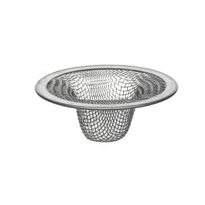 2-1/2 in. Lavatory Mesh Sink Strainer in Stainless Steel