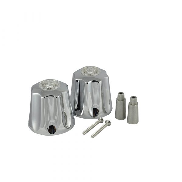 Multi-Fit Faucet Handles for Gerber Tub/Shower in Chrome