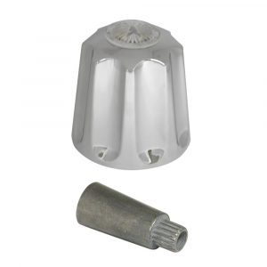 Multi-Fit Diverter Handle for Gerber Faucets in Chrome