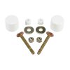 3rd image of Plastic Toilet Bolt Closet Caps in White with Break-off Closet Bolts (2-Pack)