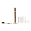 2nd image of Plastic Toilet Bolt Closet Caps in White with Break-off Closet Bolts (2-Pack)