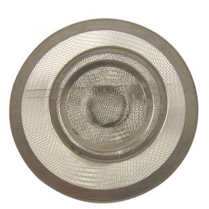 Mesh Kitchen, Lavatory and Utility Sink Strainer in Stainless Steel-Value Pack