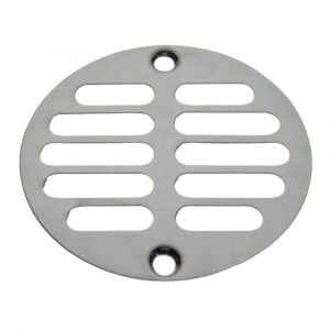 3-3/8 in. Screw-In Shower Drain Strainer in Chrome