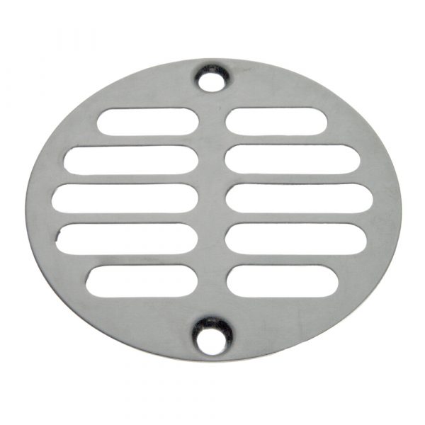 3-3/8 in. Screw-In Shower Drain Strainer in Chrome