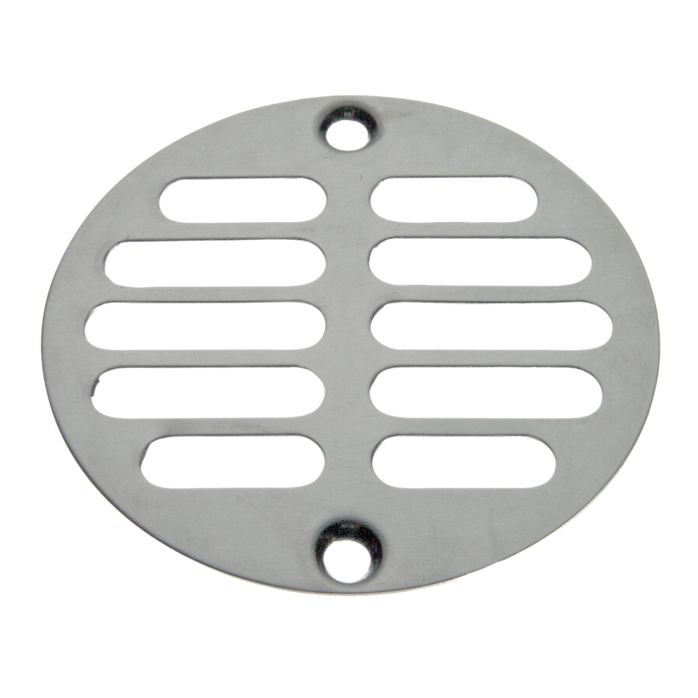 3-3/8 in. Screw-In Shower Drain Strainer in Chrome - Danco