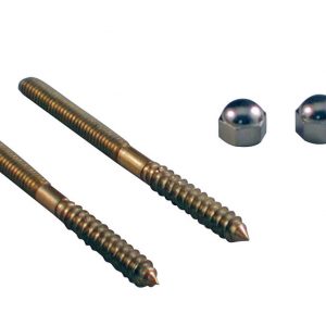 1/4" X 3-1/2" Toilet Closet Screws (2-Pack)