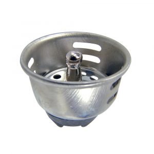 2-13/16 in. Jr Duo Strainer Basket in Stainless Steel