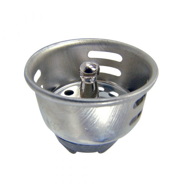 2-13/16 in. Jr Duo Strainer Basket in Stainless Steel