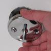 Universal Lift and Turn Tub Drain Trim Kit with Overflow in Chrome
