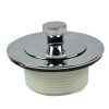 3rd image of Universal Lift and Turn Tub Drain Trim Kit with Overflow in Chrome