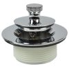4th image of Universal Lift and Turn Tub Drain Trim Kit with Overflow in Chrome