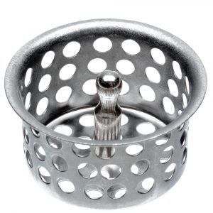 1-9/16 in. Basket Strainer with Post in Chrome