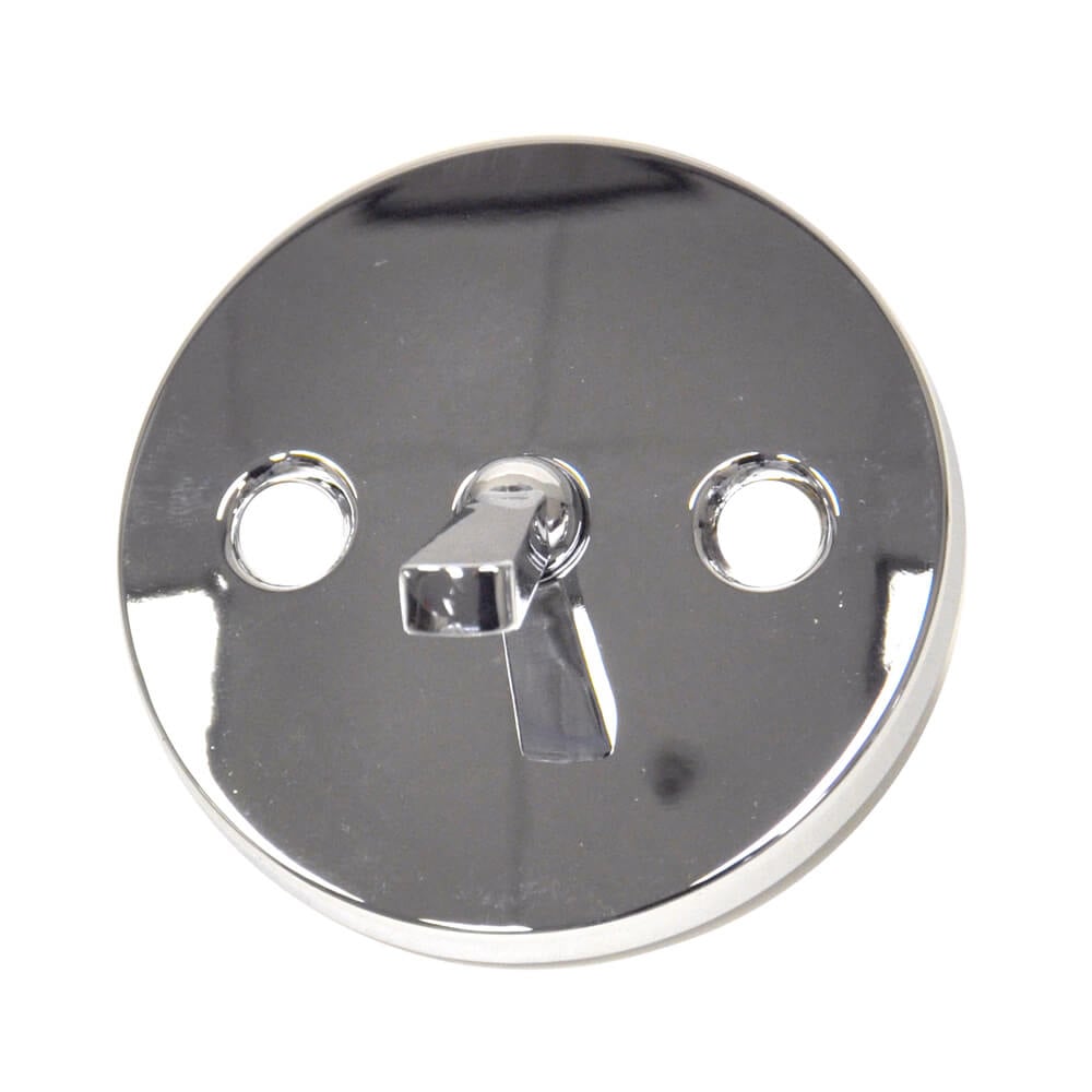 Chrome For Pfister Faucets, Bathtub Overflow Plate With Trip Lever