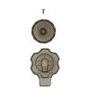 2nd image of Volume Control Knob Faucet Handle for Mixet in Smoke