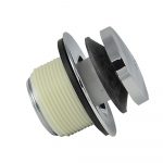 Touch-Toe Tub Drain Trim Kit with Overflow in Chrome