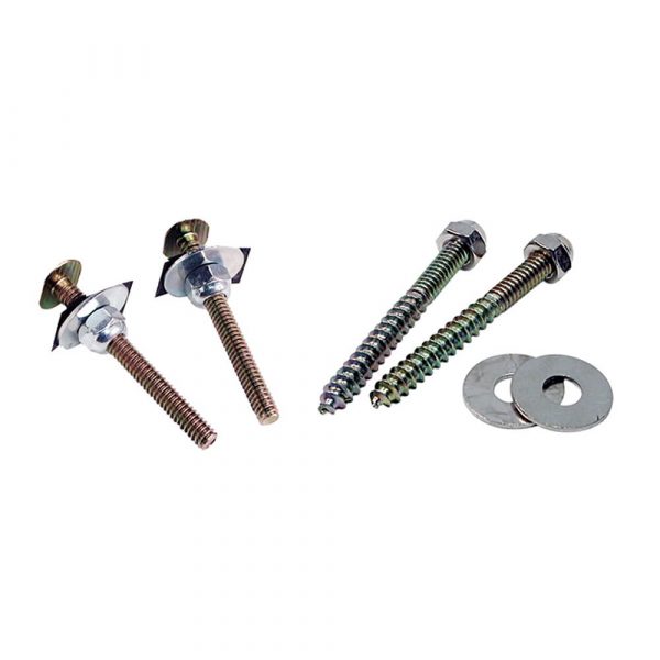 Toilet Closet Bolt and Screw Set (2-Pack)