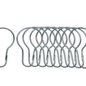 1 in. Shower Curtain Hooks (12 per Card)