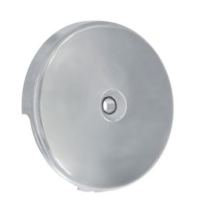 Single Hole Bathtub Drain Overflow Plate in Chrome