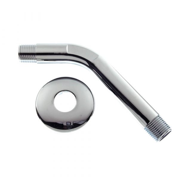 6 in. Shower Arm w/ Flange in Chrome