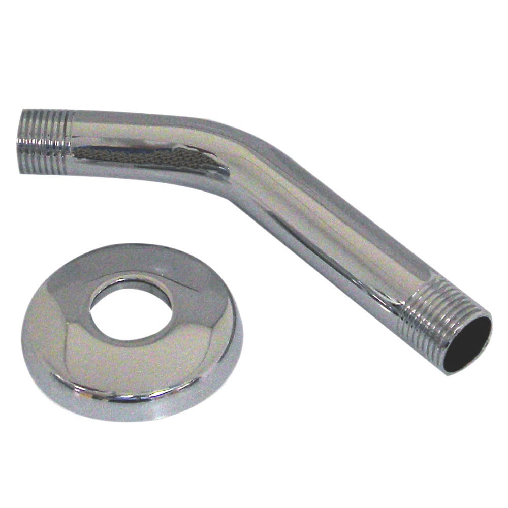 SIX Danco 6 Inch Shower Arm with Flange Chrome 