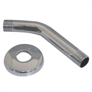 6 in. Shower Arm w/ Flange in Chrome