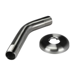 6 in. Shower Arm w/ Flange in Brushed Nickel