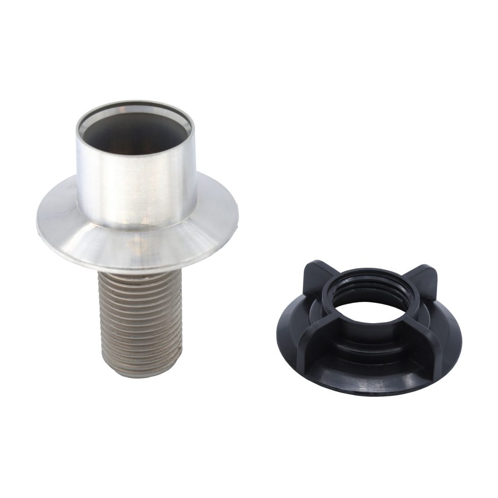 Universal Kitchen Spray Hose Guide in Brushed Nickel Danco