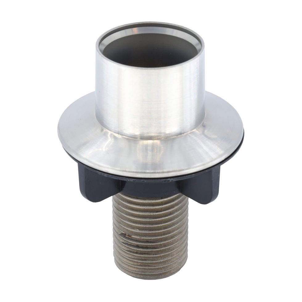 Universal Kitchen Spray Hose Guide in Brushed Nickel Danco