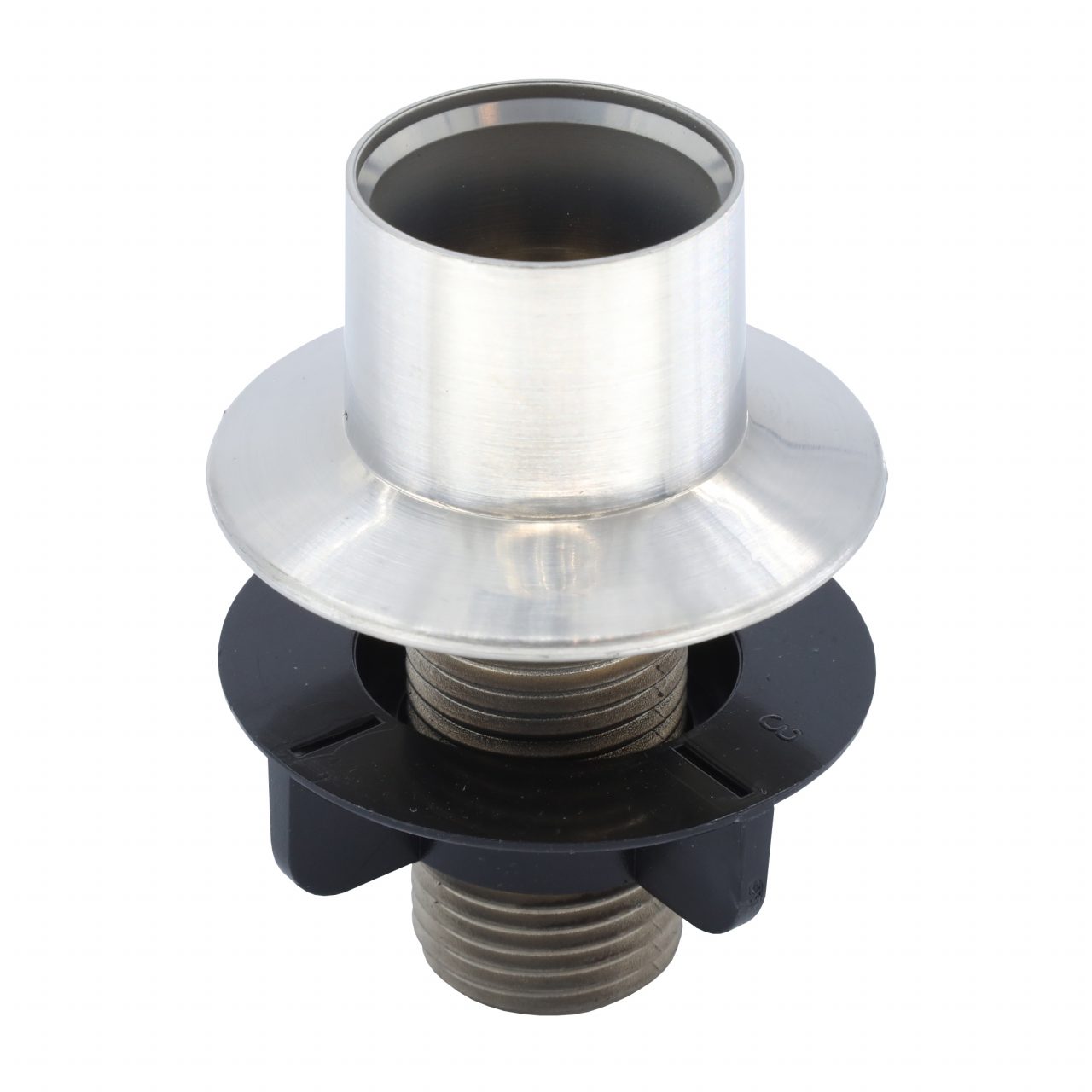 Universal Kitchen Spray Hose Guide in Brushed Nickel Danco