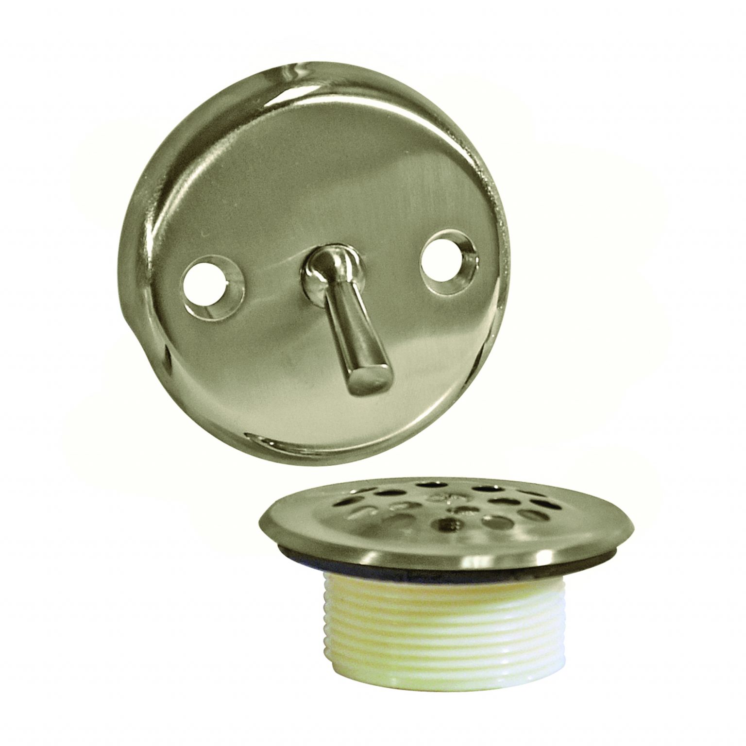 Trip Lever Tub Drain Trim Kit with Overflow in Brushed Nickel Danco