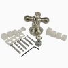 Faucet Cross-Arm Handle in Brushed Nickel