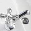Faucet Cross-Arm Handle in Brushed Nickel