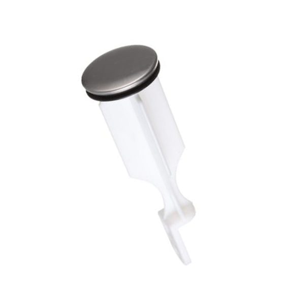 Universal Bathroom Pop-Up Stopper in Brushed Nickel