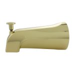 Diverter Tub Spout in Polished Brass