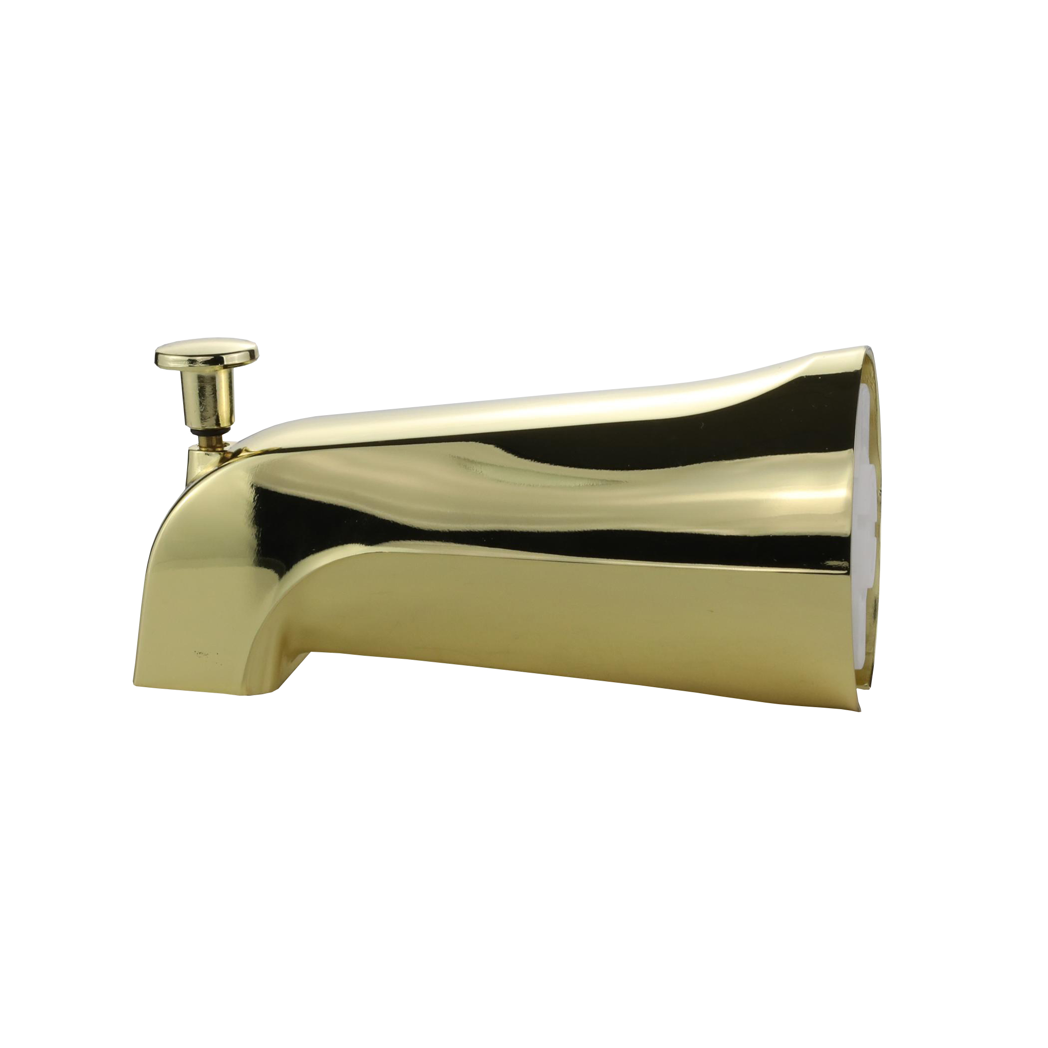PlumbPak #PP825-31PB Polished Brass Tub Diverter Spout 46224999843 