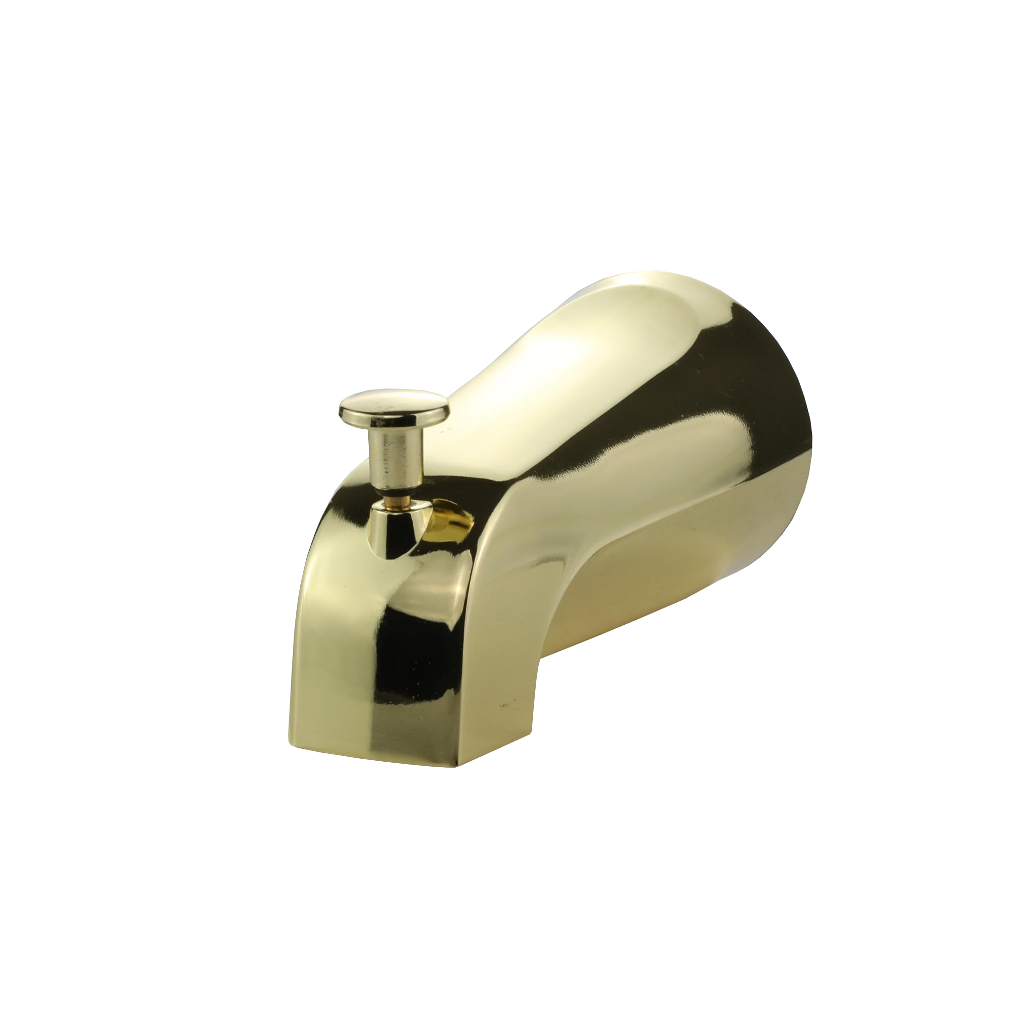 PlumbPak #PP825-31PB Polished Brass Tub Diverter Spout 46224999843 