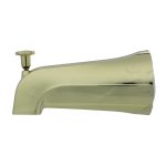 Diverter Tub Spout in Polished Brass