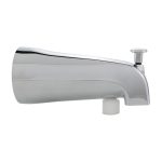 Universal Tub Spout with Handheld Shower Connection in Chrome