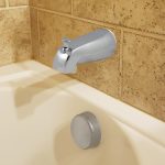 Universal Tub Spout with Handheld Shower Connection in Chrome