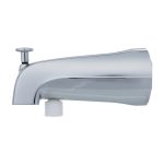 Universal Tub Spout with Handheld Shower Connection in Chrome