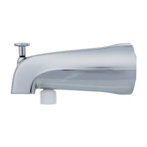 Universal Tub Spout with Handheld Shower Connection in Chrome