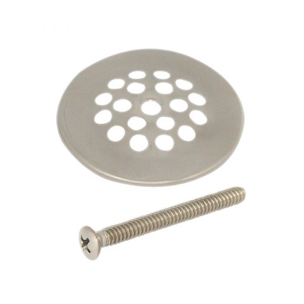 2-7/8 in. Shower Drain Strainer in Brushed Nickel