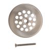 2-7/8 in. Shower Drain Strainer in Brushed Nickel
