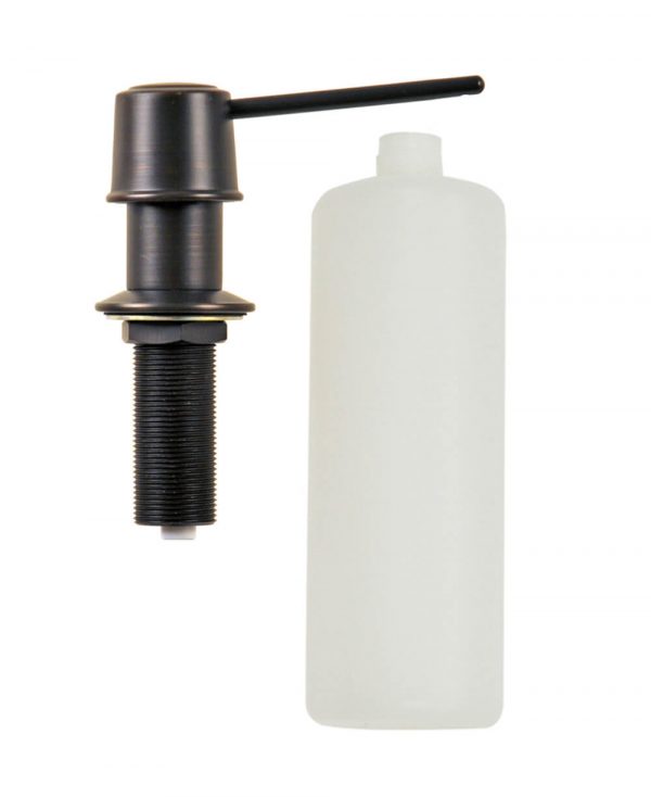Universal Soap Dispenser with Straight Nozzel in Oil Rubbed Bronze