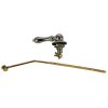Universal Decorative Toilet Handle in Chrome
