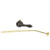 3rd image of Universal Decorative Toilet Handle in Oil Rubbed Bronze