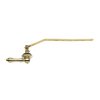 Universal Decorative Toilet Handle in Polished Brass