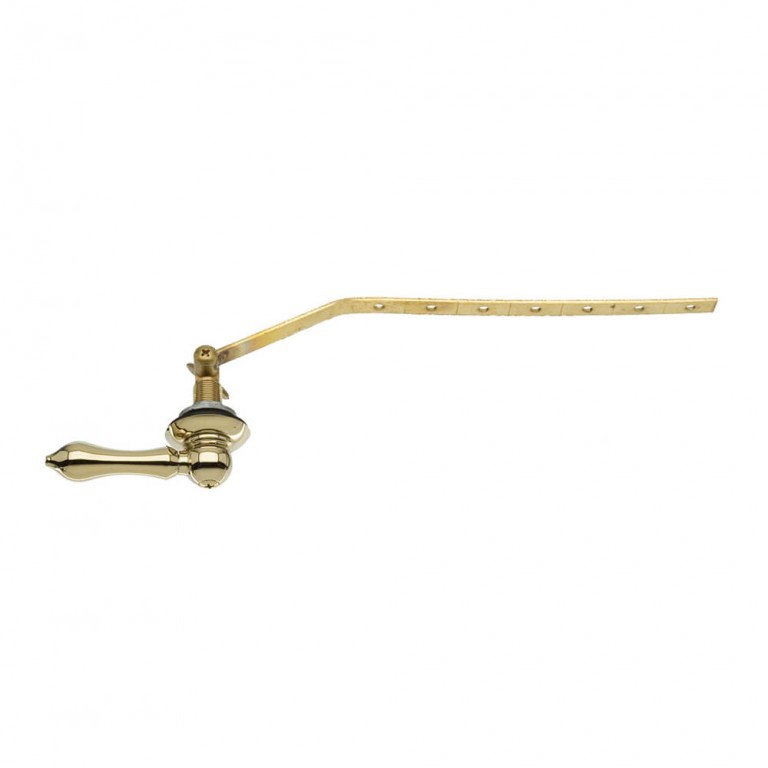 Universal Decorative Toilet Handle in Polished Brass Danco